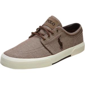 imagePolo Ralph Lauren Mens Faxon Low Rubber Fashion SneakerTan