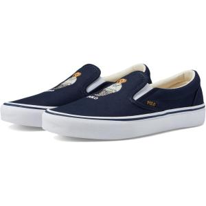 imagePolo Ralph Lauren Mens Printed Textile Keaton SlipOnNavy