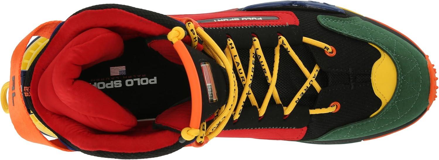 imagePolo Ralph Lauren Mens Ps200 Hightop SneakerBlack Multi