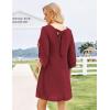imageBELONGSCI Women Loose Chiffon Dress VNeck Split Sleeve Casual Shift Dress Elegant Evening Dress for Cocktail Party