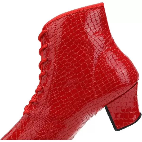 JUODVMP Women amp Men Latin Ballroom Dance Shoes Practice with Laceup Teaching Performance Modern Salsa Dancing BootsModel LHDGBNJBGbstwred2heelsuede Full Sole