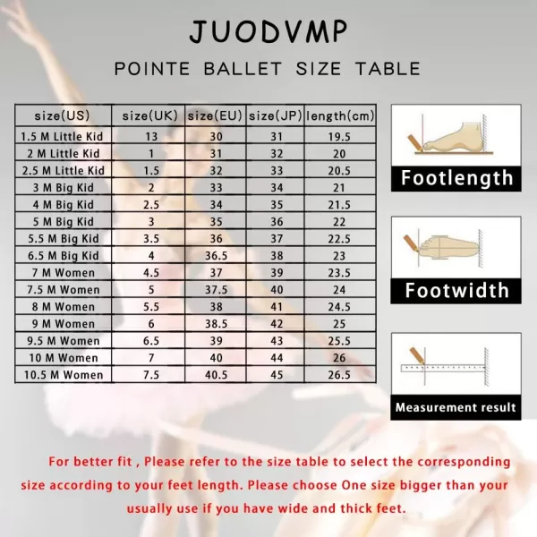 JUODVMP Ballet Pointe Shoes for Girls and Women SatinCanvas Professional Ballet Dance Shoes with Ribbon and Toe PadsModel TJZJBLBlackdg