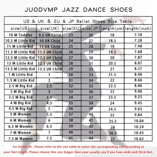 JUODVMP Womens Leather Upper and Suede Split Sole Jazz Ballet Yoga Dance ShoesModel TJDBPUFBJSBlack2