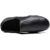imageJUODVMP Womens Leather Upper and Suede Split Sole Jazz Ballet Yoga Dance ShoesModel TJDBPUFBJSBlack