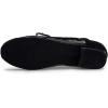 imageJUODVMP Mens Latin Dance Shoes Breathable 1quot Standard Heel Leather Ballroom Tango Dancing Shoes Model 401Ycl145blacksuede Full Sole
