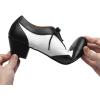 imageJUODVMP Mens Latin Dance Shoes Breathable 1quot Standard Heel Leather Ballroom Tango Dancing Shoes Model 401Ycl421whitesuede Full Sole