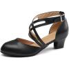 L7161-black-1.5 Inch Heel