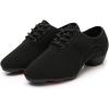 imageJUODVMP Women ampamp Men Latin Dance Shoes Practice Tie Up Closed Toe Standard Ballroom Teaching Performance Dance ShoesModel LHDNJBBlack2j352805syjd
