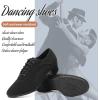 imageJUODVMP Women ampamp Men Latin Dance Shoes Practice Tie Up Closed Toe Standard Ballroom Teaching Performance Dance ShoesModel LHDNJBBlack35cmrubber Full Sole2805