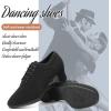 imageJUODVMP Women ampamp Men Latin Dance Shoes Practice Tie Up Closed Toe Standard Ballroom Teaching Performance Dance ShoesModel LHDNJBBlack5cmrubber Full Sole2805