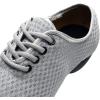 imageJUODVMP Women ampamp Men Latin Dance Shoes Practice Tie Up Closed Toe Standard Ballroom Teaching Performance Dance ShoesModel LHDNJBGrey2j35mffzw