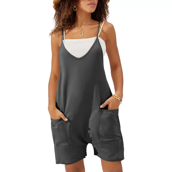 Tanming Rompers for Women Summer Casual Sleeveless Short Overalls Jumpsuits Shorts