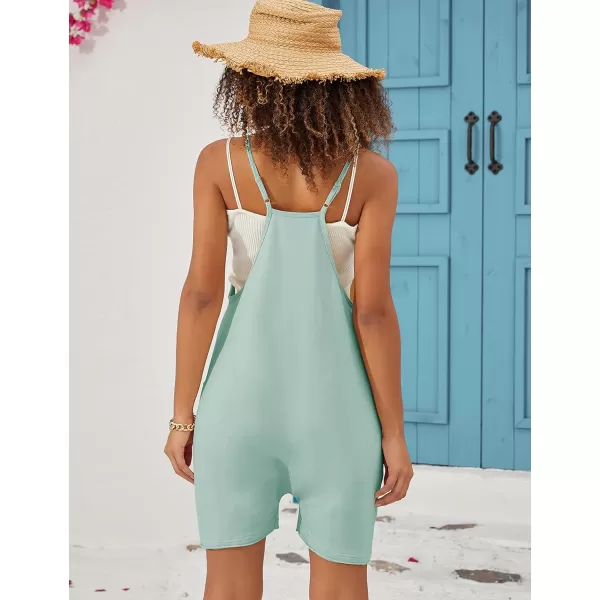 Tanming Rompers for Women Summer Casual Sleeveless Short Overalls Jumpsuits Shorts