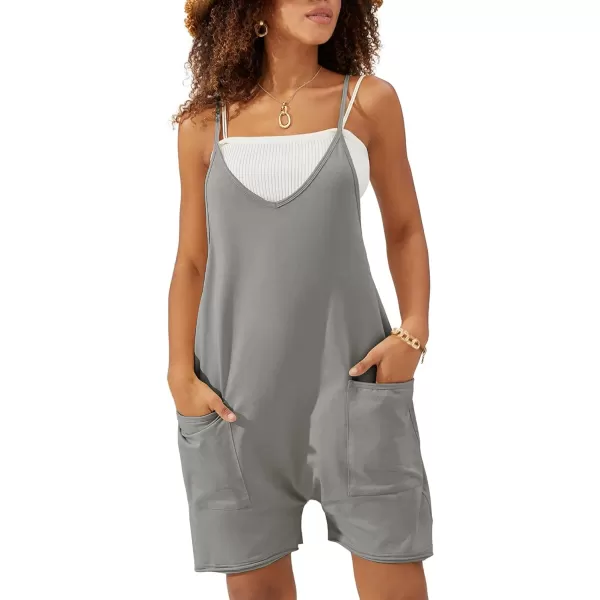 Tanming Rompers for Women Summer Casual Sleeveless Short Overalls Jumpsuits Shorts