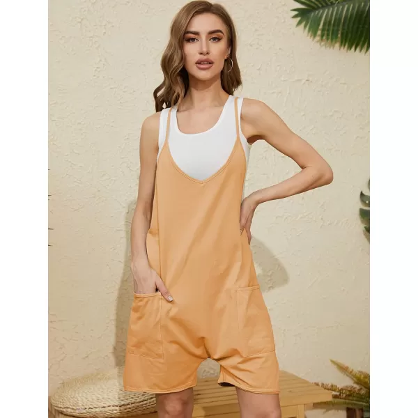 Tanming Rompers for Women Summer Casual Sleeveless Short Overalls Jumpsuits Shorts