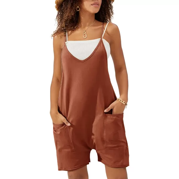Tanming Rompers for Women Summer Casual Sleeveless Short Overalls Jumpsuits Shorts