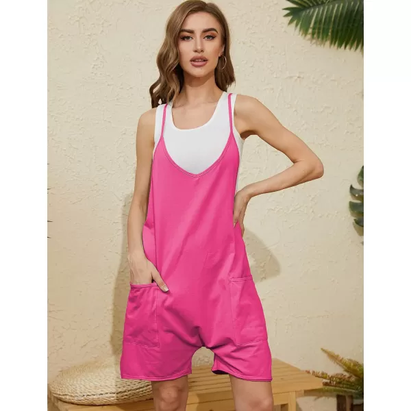 Tanming Rompers for Women Summer Casual Sleeveless Short Overalls Jumpsuits Shorts