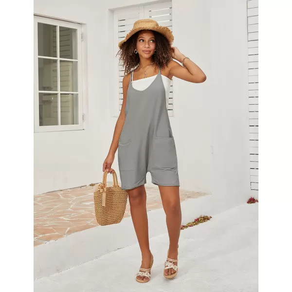 Tanming Rompers for Women Summer Casual Sleeveless Short Overalls Jumpsuits Shorts