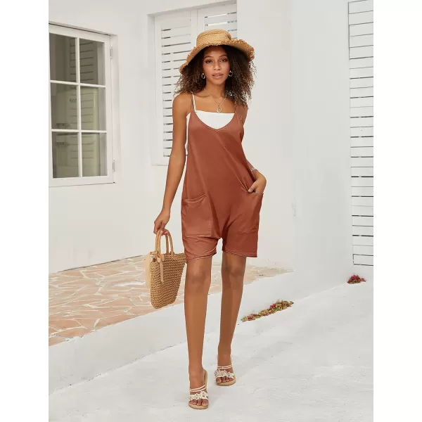 Tanming Rompers for Women Summer Casual Sleeveless Short Overalls Jumpsuits Shorts