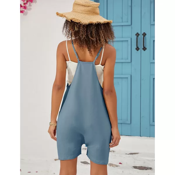 Tanming Rompers for Women Summer Casual Sleeveless Short Overalls Jumpsuits Shorts