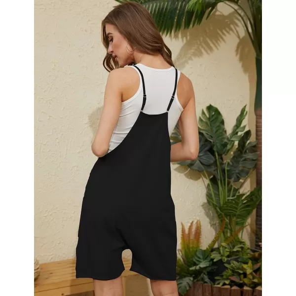 Tanming Rompers for Women Summer Casual Sleeveless Short Overalls Jumpsuits Shorts