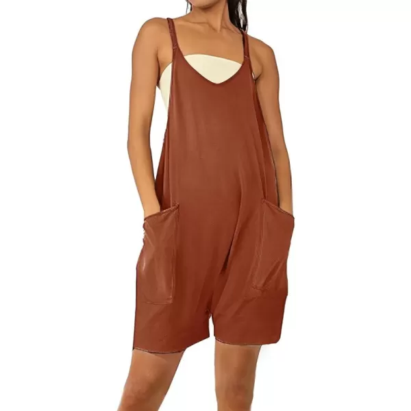 Tanming Rompers for Women Summer Casual Sleeveless Short Overalls Jumpsuits Shorts
