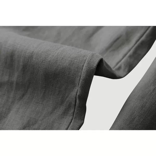 Tanming Linen Pants for Women Summer Casual High Waisted Drawstring White Beach Pant