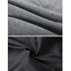 imageTanming Womens Notch Lapel Double Breasted Wool Blend Mid Long Pea Trench CoatLight Grey