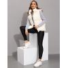 imageTanming Black Puffer Vest Women Zip Up Lightweight Sleeveless Winter Outerwear Vests with HoodBeige