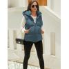 imageTanming Black Puffer Vest Women Zip Up Lightweight Sleeveless Winter Outerwear Vests with HoodBlue
