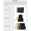 imageTanming Black Puffer Vest Women Zip Up Lightweight Sleeveless Winter Outerwear Vests with HoodKhaki