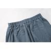 imageTanming Linen Pants for Women Summer Casual High Waisted Drawstring White Beach PantBluegrey
