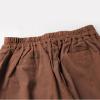 imageTanming Linen Pants for Women Summer Casual High Waisted Drawstring White Beach PantRust