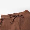 imageTanming Linen Pants for Women Summer Casual High Waisted Drawstring White Beach PantRust
