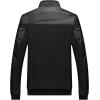 imageTanming Mens Casual Slim Fit Lightweight Zip Up Softshell Bomber JacketBlack