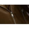 imageTanming Womens Faux Leather Moto Biker Short Coat JacketA Brown