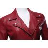 imageTanming Womens Faux Leather Moto Biker Short Coat JacketA Wine Red