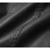 imageTanming Womens Faux Leather Moto Biker Short Coat JacketB Black10