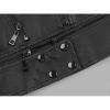 imageTanming Womens Faux Leather Moto Biker Short Coat JacketC Black14