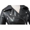 imageTanming Womens Faux Leather Moto Biker Short Coat JacketI Black2