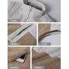 imageTanming Womens Fuzzy Sherpa Fleece Vest Lightweight Cozy Sleeveless Gilet Half Zip Pullover Waistcoat with PocketKhaki