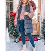 imageTanming Womens Long Puffer Vest Casual Sleeveless Puffy Jacket with Removable HoodBlack