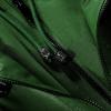 imageTanming Womens Removable Hooded Faux Leather JacketsGreen