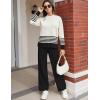 imageTanming Womens Lounge Sets 2 Piece Outfits Knitted Pullover Sweater Tops Wide Leg Pants TracksuitBlack