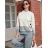 imageTanming Womens Lounge Sets 2 Piece Outfits Knitted Pullover Sweater Tops Wide Leg Pants TracksuitGrey