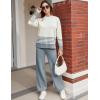 imageTanming Womens Lounge Sets 2 Piece Outfits Knitted Pullover Sweater Tops Wide Leg Pants TracksuitGrey