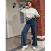 imageTanming Womens Lounge Sets 2 Piece Outfits Knitted Pullover Sweater Tops Wide Leg Pants TracksuitNavy