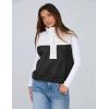 imageTanming Womens Fuzzy Sherpa Fleece Vest Lightweight Cozy Sleeveless Gilet Half Zip Pullover Waistcoat with PocketBlack