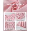 imageTanming Womens Summer Plaid Button Down Shirts Short Puff Sleeve Cotton Crew Neck Gingham Blouses TopsOrange