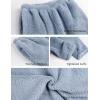 imageTanming Womens Fluffy Pajamas Set Fleece Pullover Pants Plush Loungewear SleepwearBlue